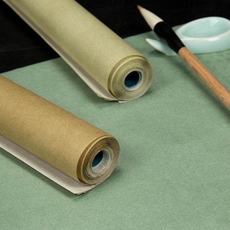 Batik Xuan Paper Rijstpapier Chinese Calligraphy Rice Paper Rolling Retro Small Regualr Script Calligraphy Half Ripe Xuan Paper