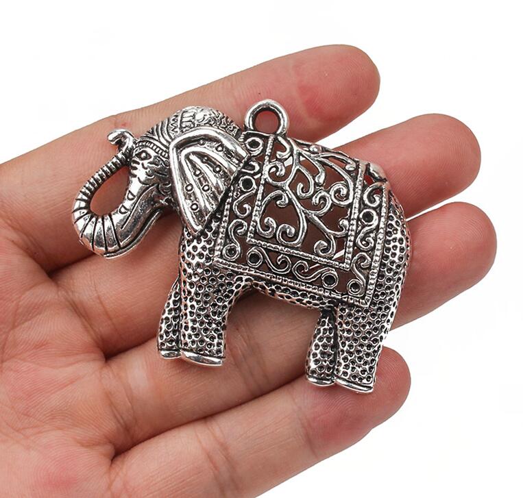 1pc Lichtmetalen Metal Antiek Zilver Uil Animal Shaped Hangers Bedels Sieraden Bevindingen Voor DIY Sieraden Maken: 3