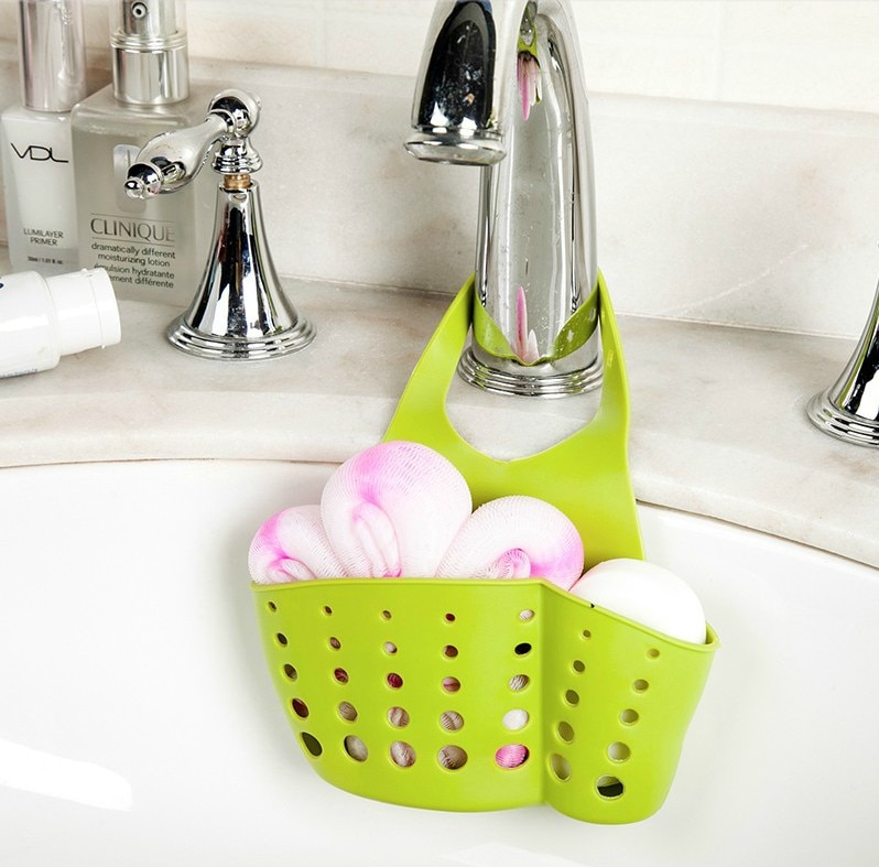 Küche Waschbecken verwöhnen Tasche Geschirrtücher Gestell Saug Schwamm Hängen Ablauf Halfter Wasserhahn Mehrzweck Lagerregal