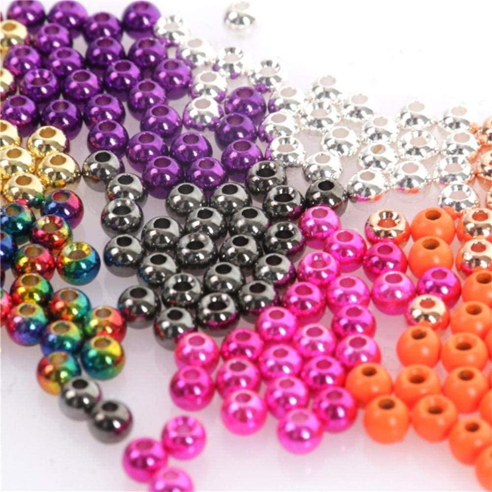 25 teile/los schön gestaltete geschlitzte Wolfram perlen Fliegen binden Perlen Wolfram 2mm/2,5mm/2,8mm/3,3mm/3,5mm Fliegen binde Material