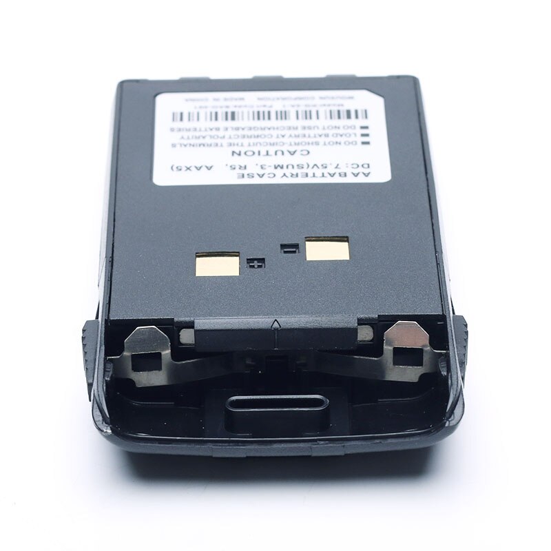 Custodia per batteria AAX5 5 AA 5AA scatola con Clip da cintura per Radio Wouxun KG UVD1P 6D 5D 3D 669 679 689Plus 703 810 ecc Walkie Talkie