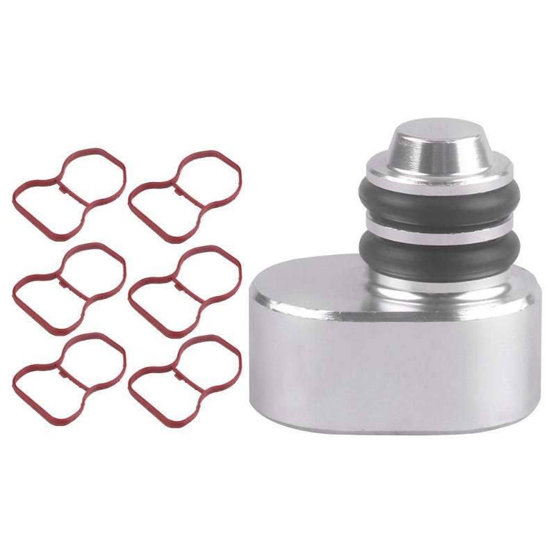 Kolektora dolotowego klapy zawirowujące pusty zestaw naprawczy wlewka aluminiowa wtyczka Fluoro gumowy o-pierścień z uszczelkami robić silnika diesla N57