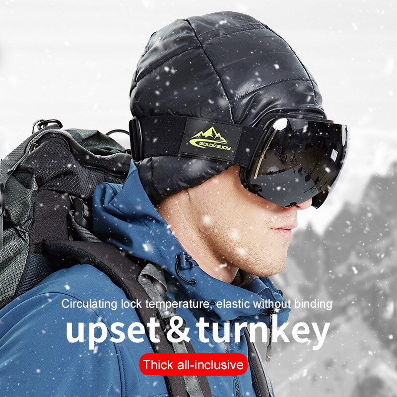 Invierno para hombre al aire libre Super mantener polar gorras de esquí a prueba de viento ciclismo térmico gorras nieve carretera gorros de ciclismo bufanda