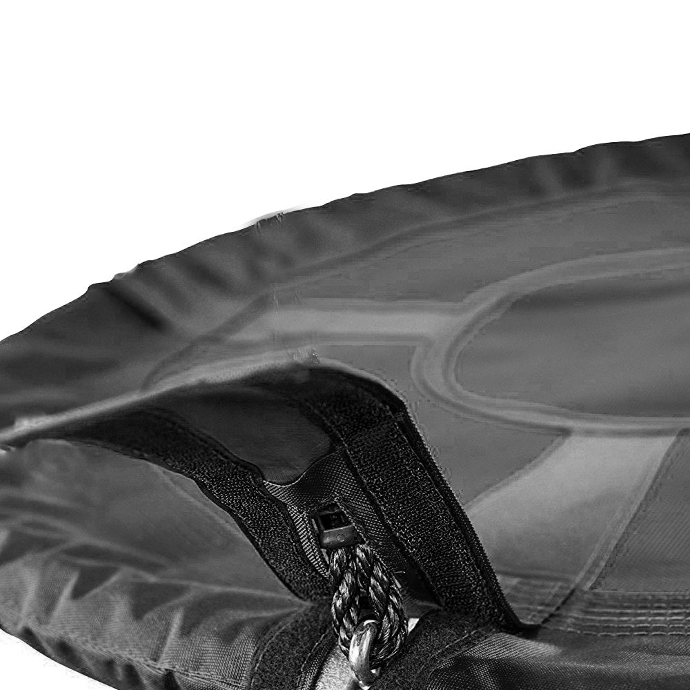 40 &quot;100Cm Grote Capaciteit Kids Outdoor Ronde Nest Opknoping Doek Cover Zwart Kleur Boom Swing Protective Cover Protector tas