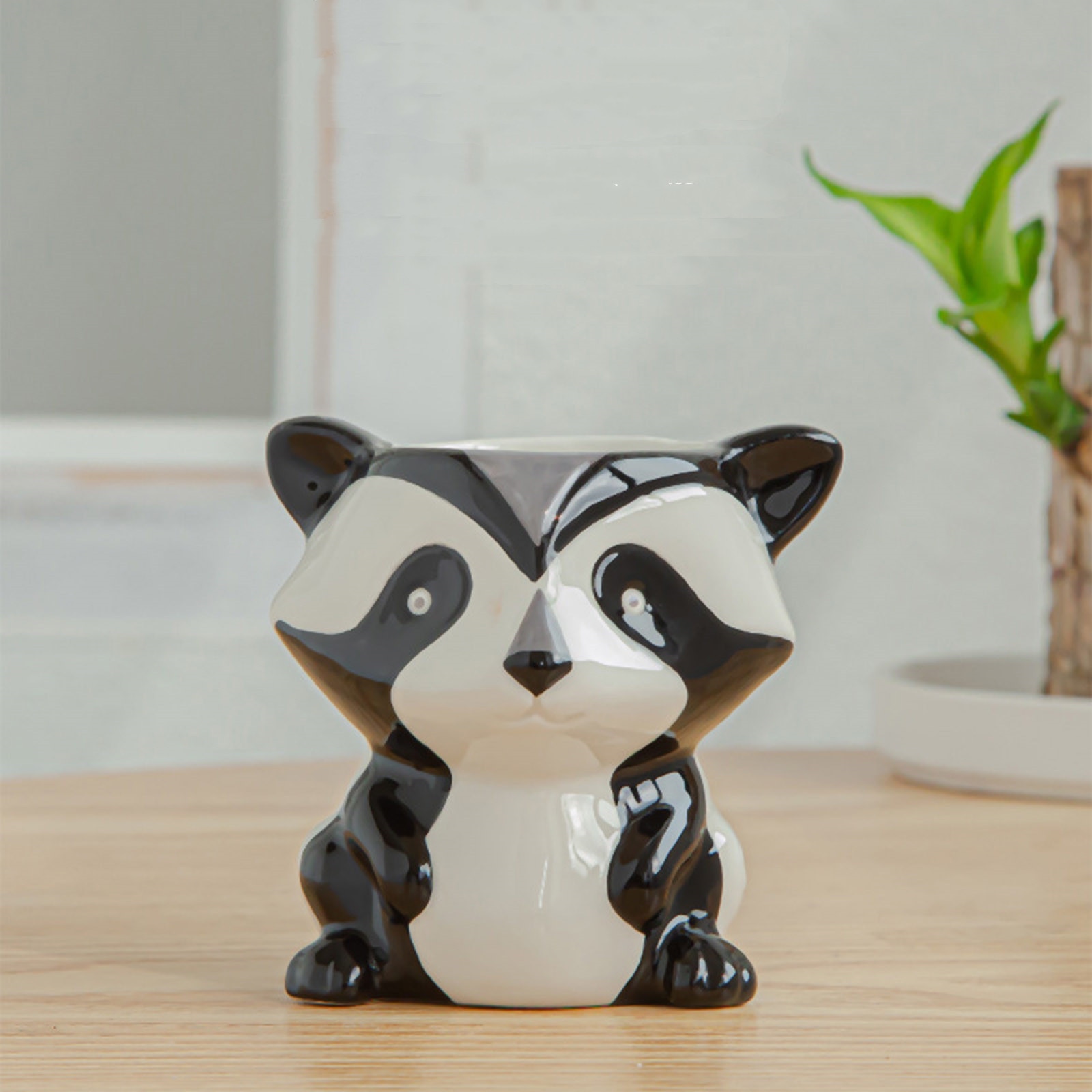 25# Cute Animal Pot Ceramic Succulent Plant Pots Cactus Potted Planting Bonsai Flower Pots Set Home Garden Decor Pots Decoration