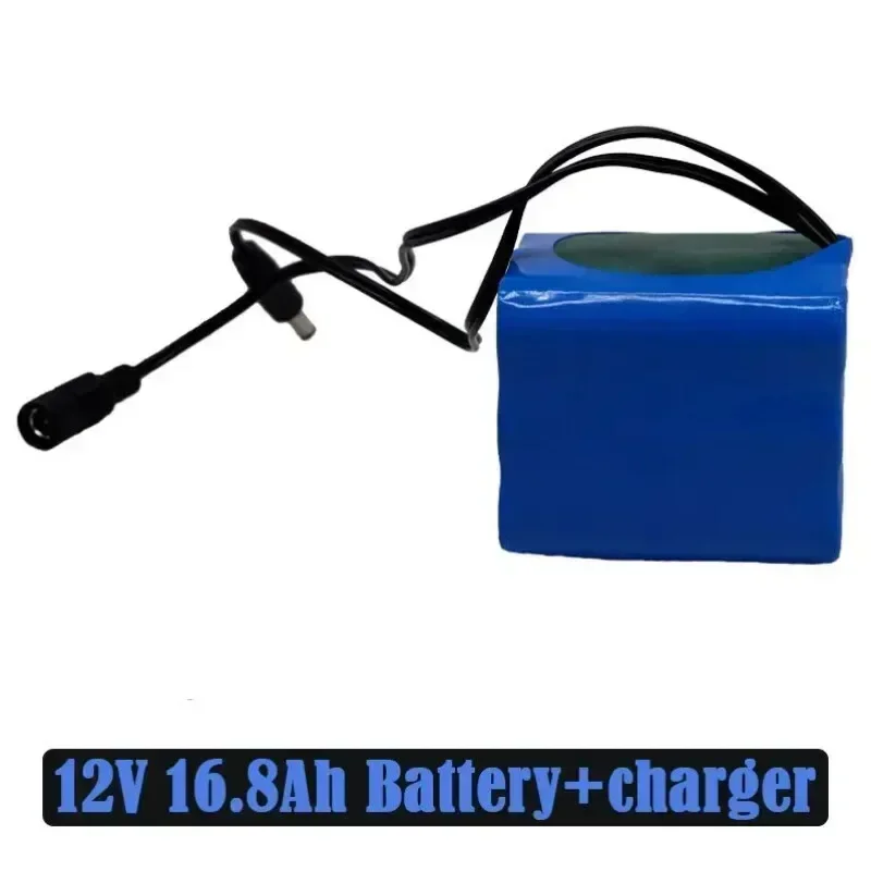 3S3P 12V 16800 mAh 18650 Rechargeable Battery 12V with BMS Lithium Battery Protective Panel + 12.6V Charger electric scooter
