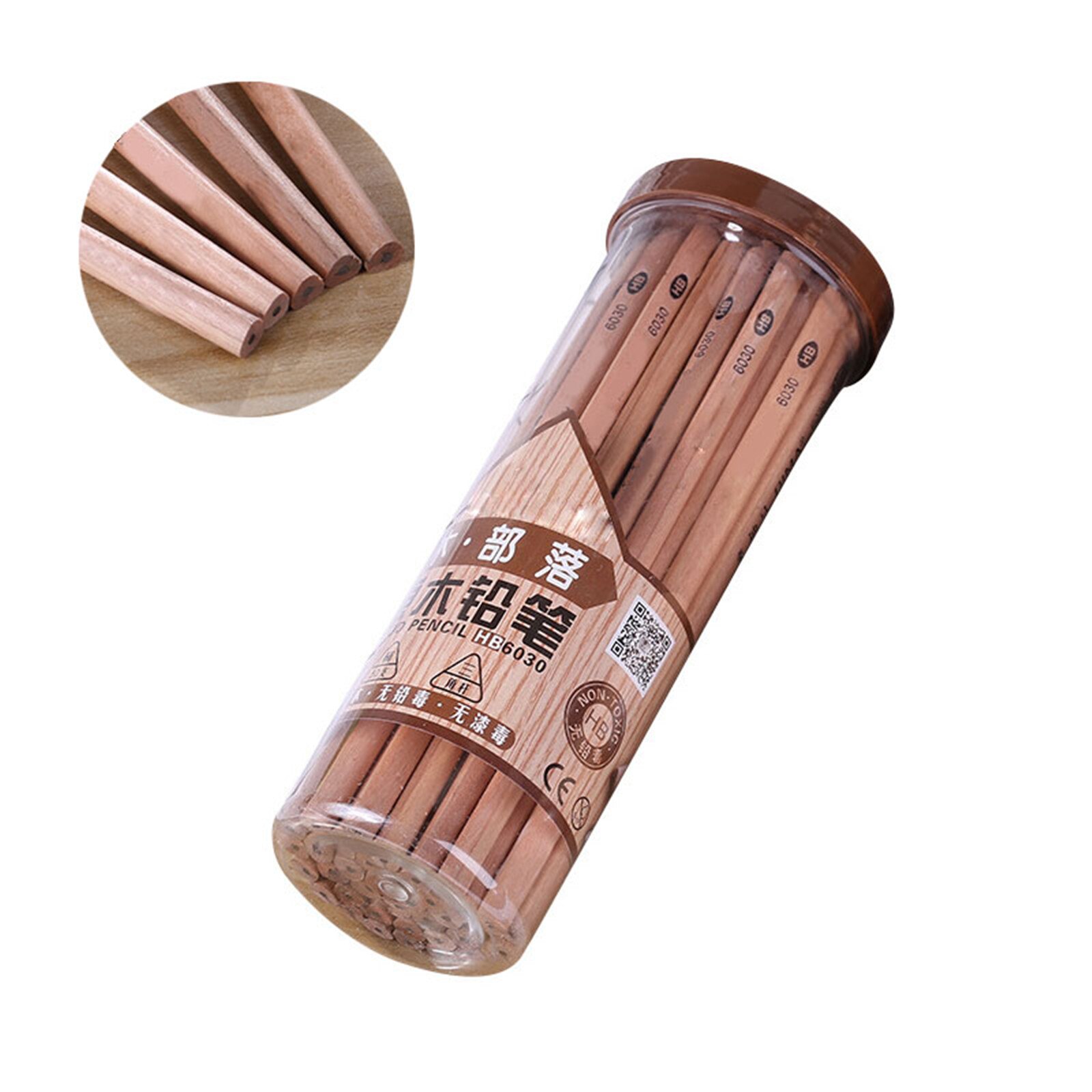Lápiz estándar 2H/2B/HB, 50 Uds., lápiz de agarre Triangular, lápiz de madera natural para dibujo de bocetos a mano,: plum