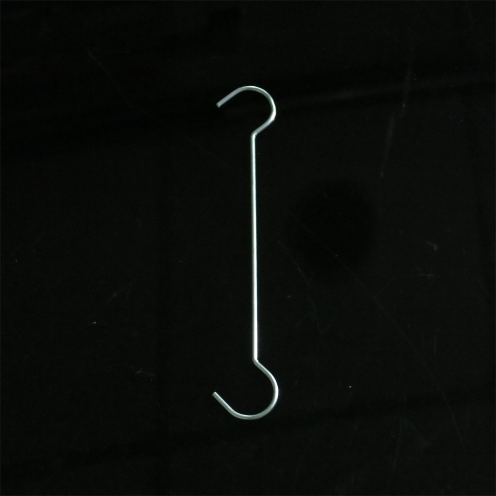 Ceiling Double Hooks Electroplating Galvanized Metal Poster Hanging Banner Holder Ceiling Advertising Display Hanger Rack Pop