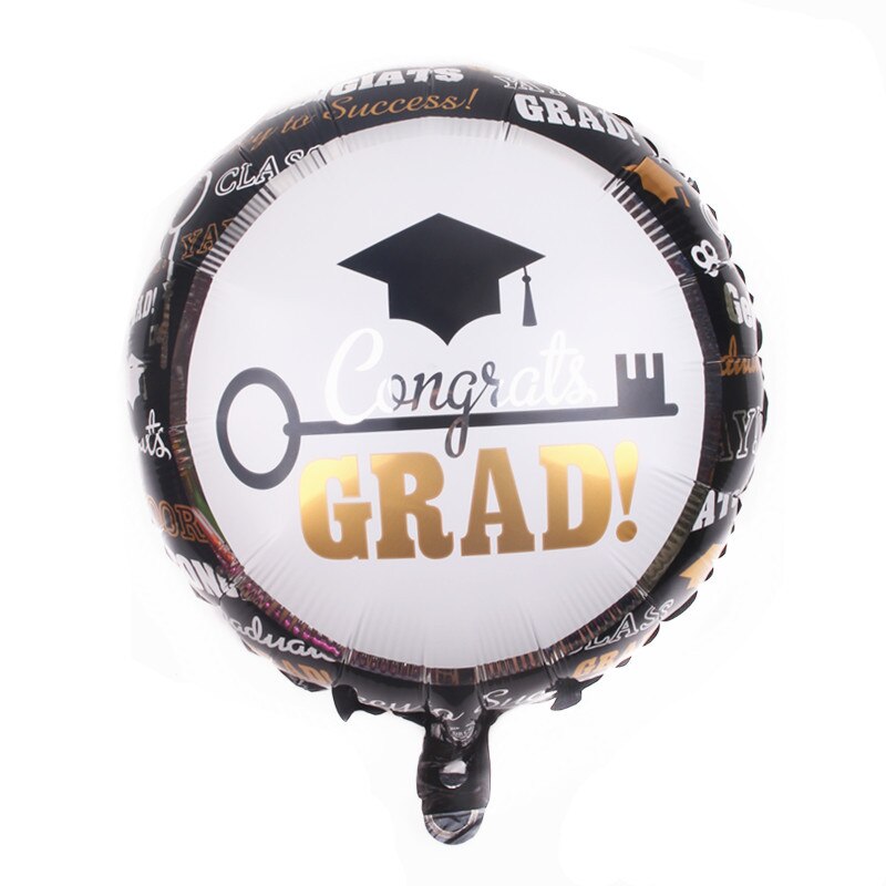 18 inch round doctor hat graduation aluminum foil balloon graduation carnival celebration theme decorative aluminum foil balloon