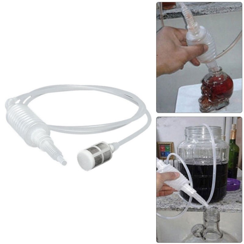 2M Home Brewing Siphon Hose Wine Beer Making Tool Brewing Food Grade Making Brewing Tool Plastic for Beer Homebrew