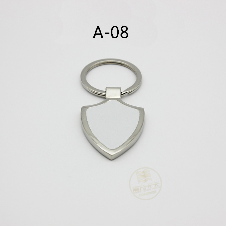 10pcs/lots Sublimation Blanks Metal Key Rings Key Chains Bottle Opener DIY Printing Sublimation Ink Transfer paper Print: A-08