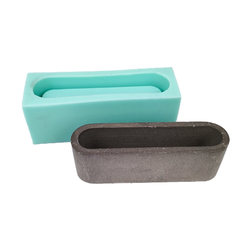 Ovale visitenkartenhalterbox, uv-kristall-epoxidform, ton-gips-silikonform