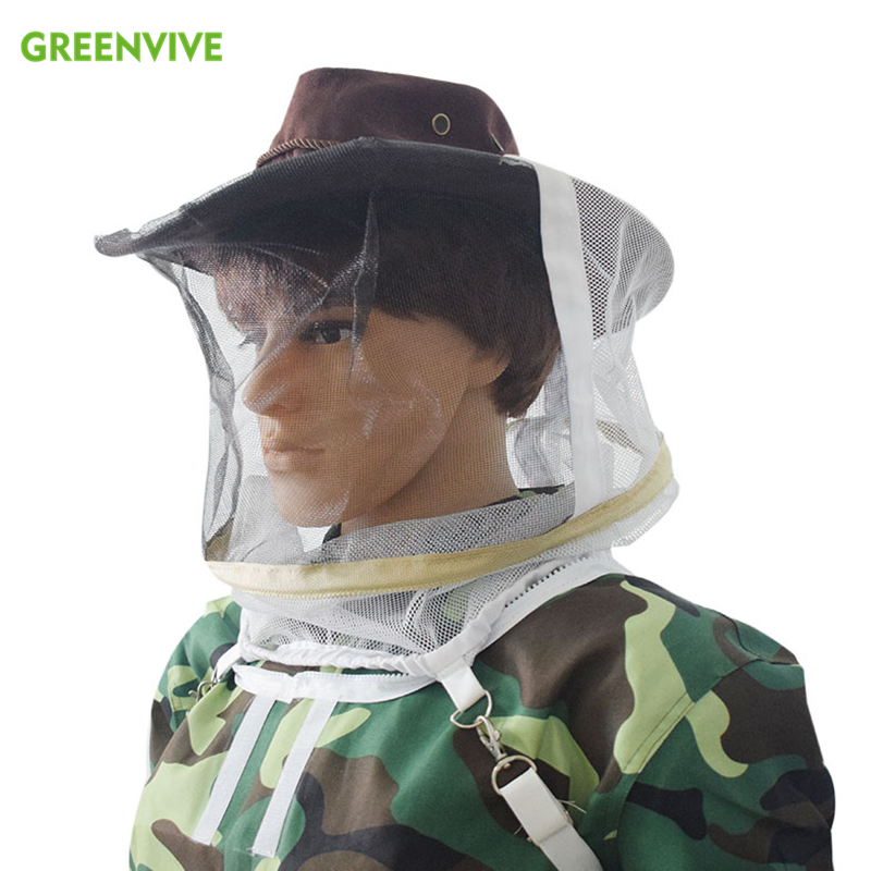 Beekeeping Cowboy Hat Beekeeping Protector Cap Beekeeper Fly Insect Net Cowboy Comfortable Anti bee Hat Beehive Tool
