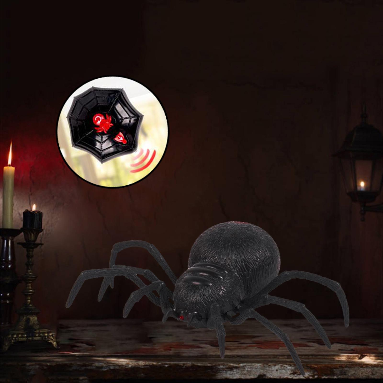 Remote Control Animal Realistic Prank Toy Halloween Accessories Control Spider for Holidays Christmas Party Kids