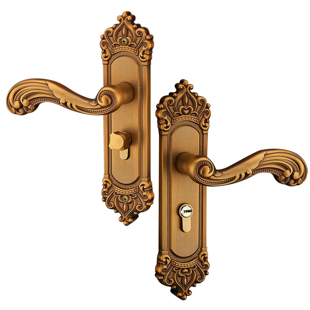 Double Handleset with Swivel Lever Knob, Bathroom Privacy Leverset