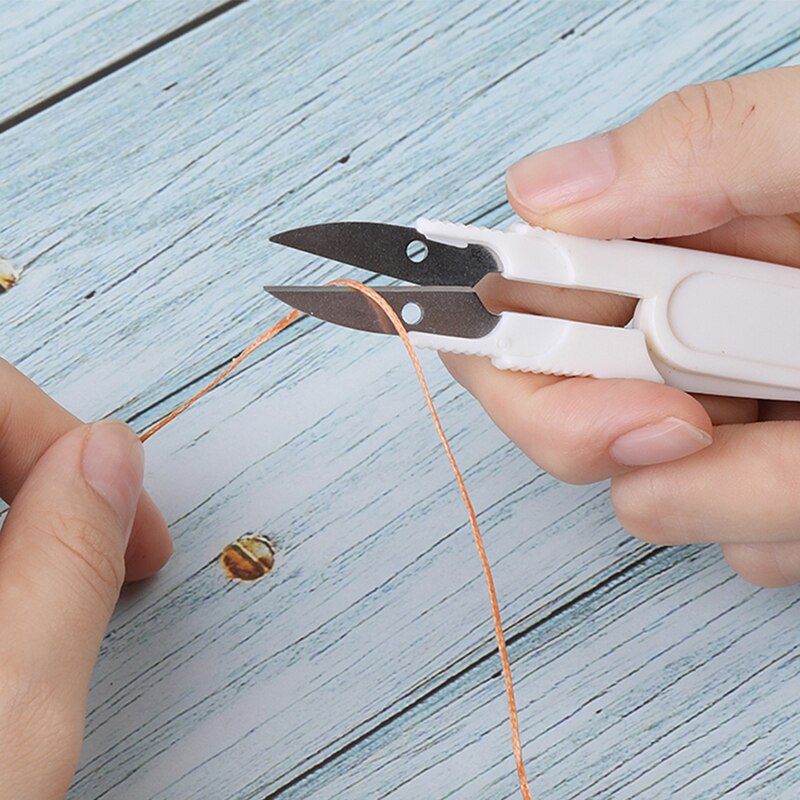 Leather Sewing Working Kit Hand Sewing Needles Waxed Thread With Yarn Thread Scissor For DIY Leathercraf Tools