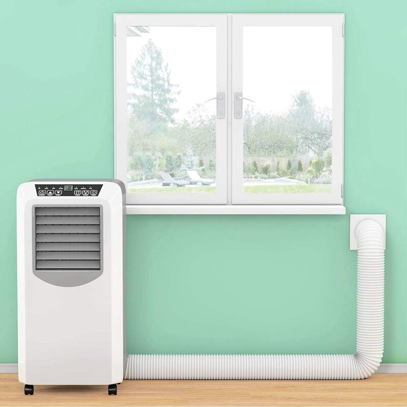 Exhaust Hose for Portable Air Conditioner, Exhaust Vent with 5.9 Inch Diameter,Clockwise Thread & Length Up to 59 Inches