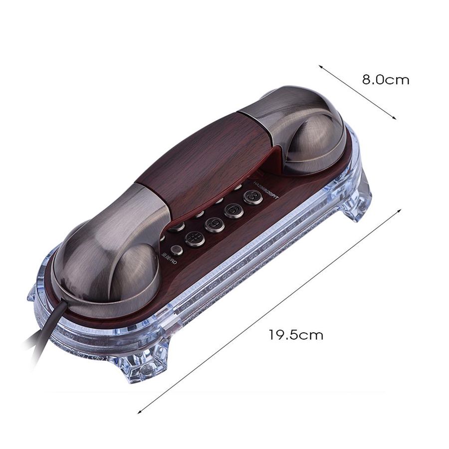 1PC veloce Telefoni Antichi di Moda Appeso di Telefono Del Chiamante Parete con Retroilluminazione Blu