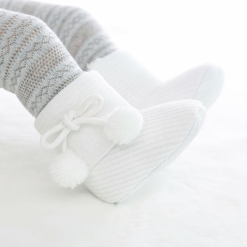 PUDCOCO-bottes de neige pour bébés | À semelle souple, pour garçons et filles, chaussures chaudes de berceau, pour promenade, en coton