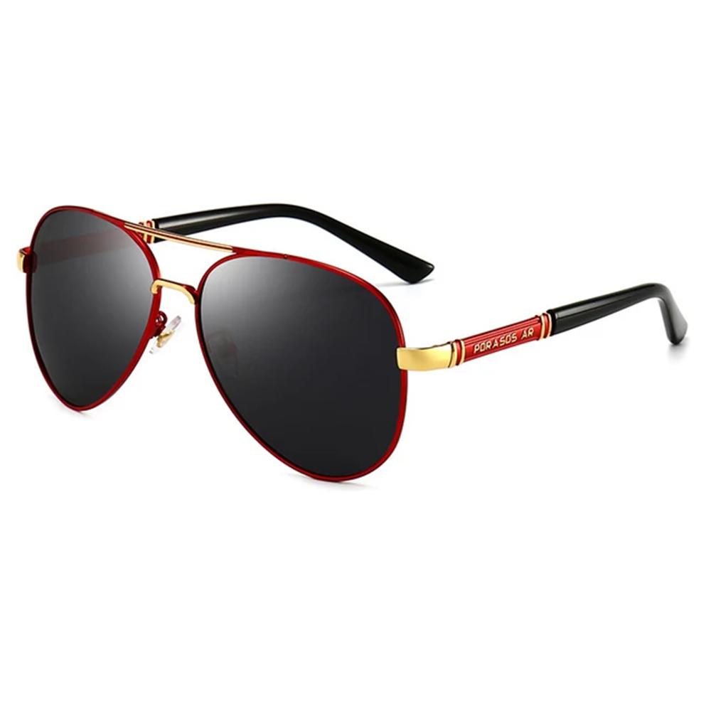 Polarisierte Herren-Sonnenbrille, Flieger-Sonnenbrille für Männer und Frauen, Metallrahmen-Brille für Reisen, Surfen, Fahren, Angeln, UV400: verrotten