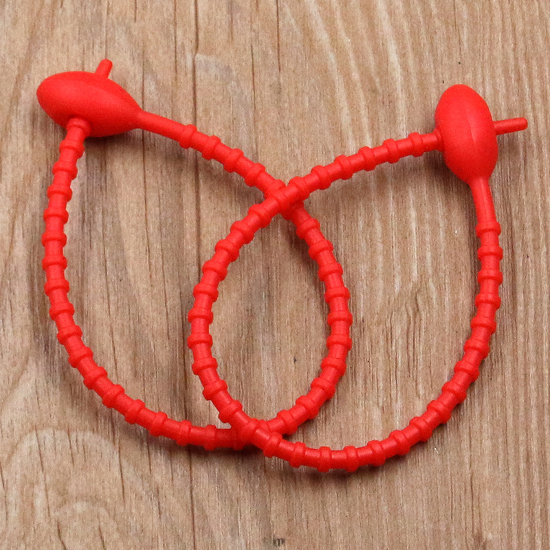 10 Teile/los 13 Farbe Silikon Wiederverwendbare Tasche Krawatten Twist Draht Befestigen Kabel Postleitzahl Krawatte Headset Daten Linie Universal- Magie