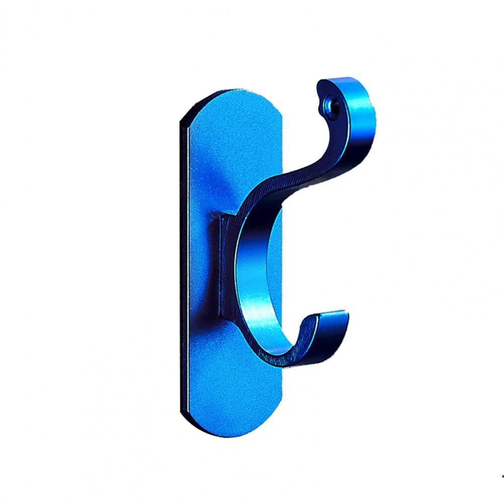 Hanging Hook Useful Heavy Duty Cloth Hanger Sturdy Structure Easy to Punch Hanger Hook: Royal Blue