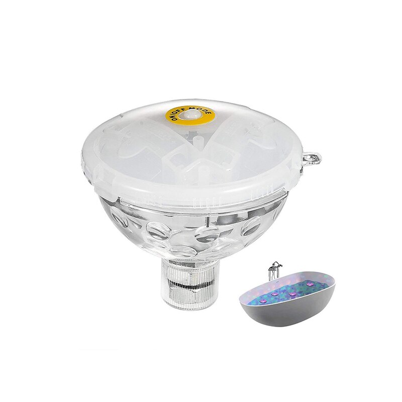 Colorful Floating Underwater Light RGB Submersible Disco party Light Glow Show Swimming Pool Tub Spa Lamp Baby Bath Light
