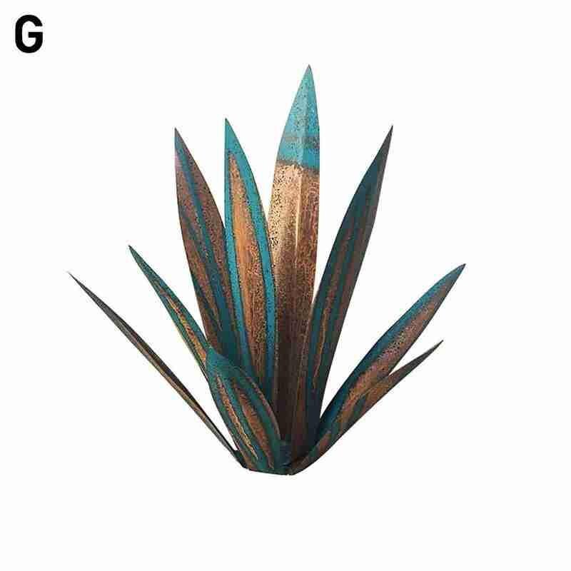Tequila – Sculpture rustique en métal pour décoration de maison, bricolage, jardin, maison, cour, feuilles d'extérieur, 9 pièces, Y4L8: G