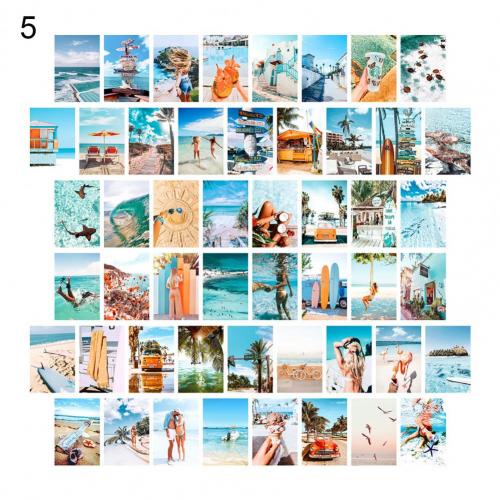 50 Stks/set Muur Print Mooie Lichtgewicht Vakmanschap Voor Gang Muur Collage Muur Esthetische Foto 'S: 5