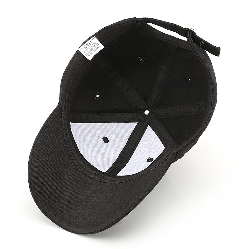 Sleckton zwarte borduurpet unisex baseballpet voor heren dames casual snapback pet zonnehoed zomer vizier pet