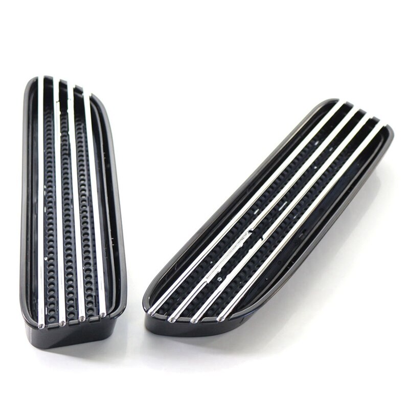 2Pcs Car Air Flow Side Fender Vents Mesh Grill Grille for BMW E60 M5 E61 E39 E90 M3 E90