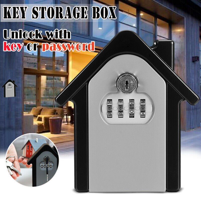 Cassetta Combinazione 4 Cifre Cassetta Sicurezza Chiavi Con Combinazione - Anti-intemperie E Portatile Cassaforte Chiavi Portatile - Foto 10