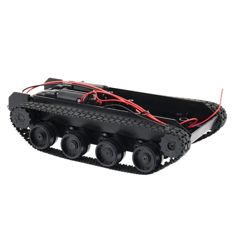 2X Rc Panzer Clever Roboter Panzer Auto Chassis Bausatz Gummi Spur Raupe Für Arduino 130 Motor- Diy Roboter Spielzeug Für freundlicher