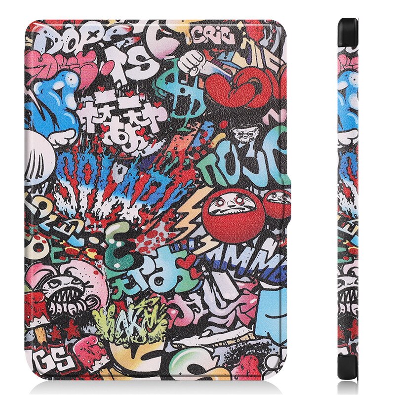 2020 nowe Ultra cienkie inteligentne etui do Kobo Nia PU skórzane etui eBooks pokrowiec ochronny do etui Kobo Nia Funda Capa: TY