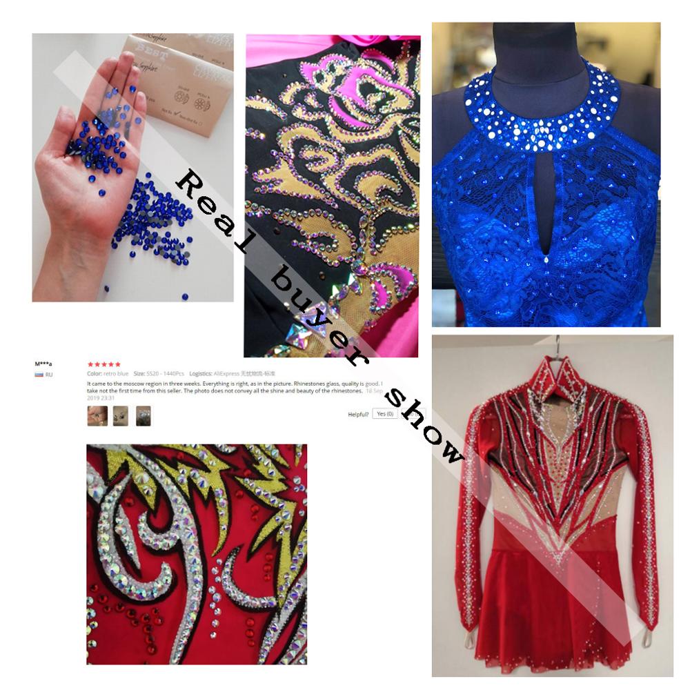 Metal Sunlight Hotfix Rhinestones for Clothes Flatback Crystal Fix Stones Strass Glitters for Fabric DIY decoration