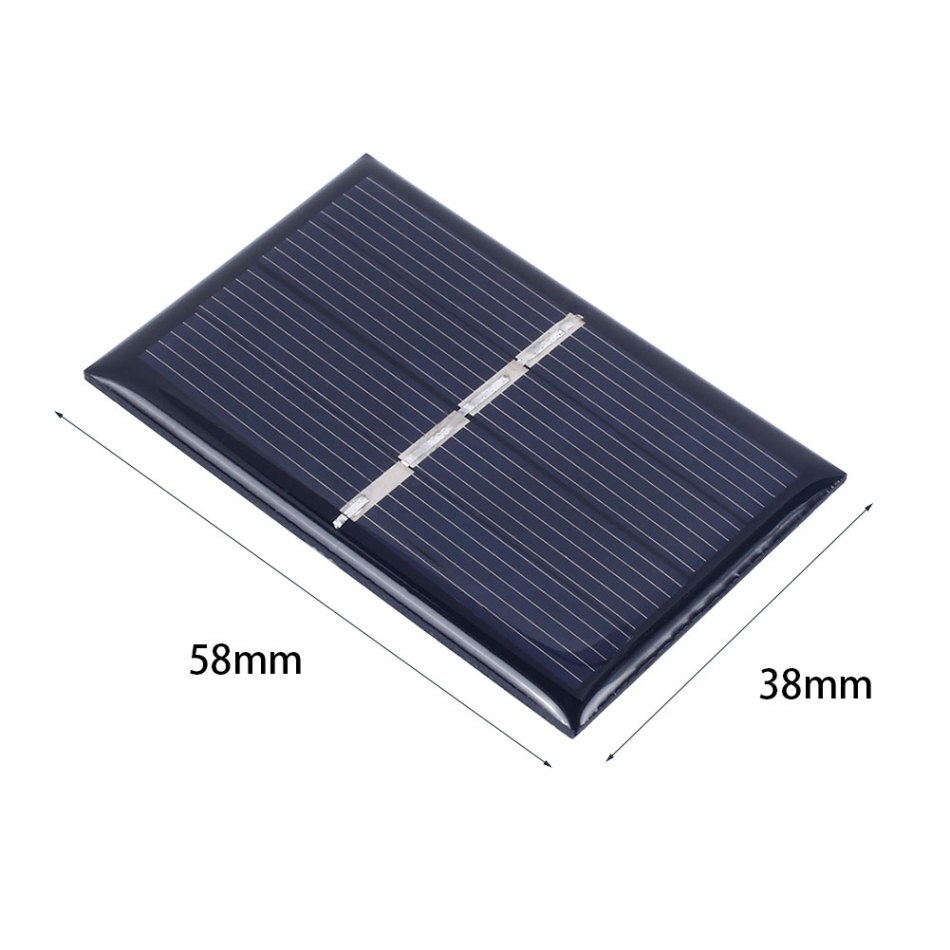 5pc/lot 0.28W 2V 140mA Solar Panel Polycrystalline Solar Cell Panel For Battery Cell Phone Chargers Portable