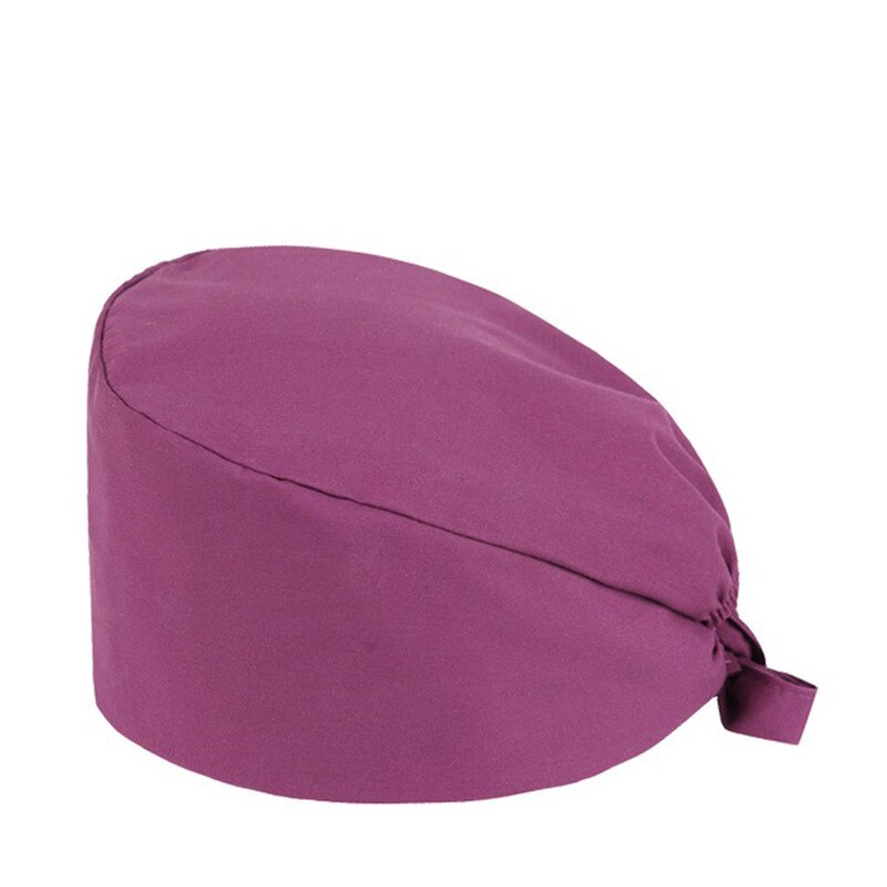 Casquettes solors en coton uni, chapeau de , respirant et ajustable pour hommes et femmes, chapeau de gommage pour laboratoire de beauté, animalerie: VIOLET