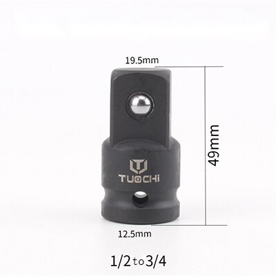1PCS Embout Adaptateur CR-V Réducteur Ensemble 1/4 &quot;3/8&quot; 1/2 &quot;1&quot; Visseuse à Chocs Conversions pour L&#39;impact Armes Clés Cliquets: 1-2 to 3-4