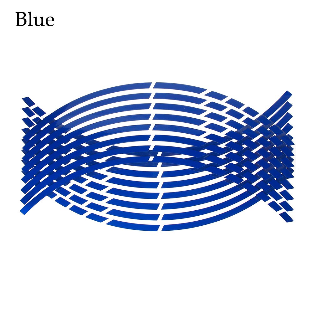 MTB Bike Reflektierende Aufkleber Fluoreszierende Motor Fahrrad Felge Nacht Safty Warnung Reflektor Film Auto Aufkleber Band Aufkleber