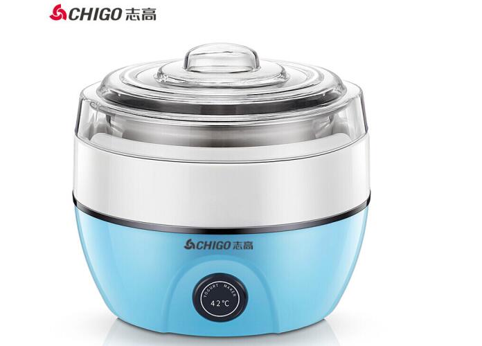 Chinachigo Thuis Yoghurt Machine Huishoudelijke Automatische Yoghurt Maker Diy SNJ218 304 Roestvrijstalen Voering 1L 110-220-240V