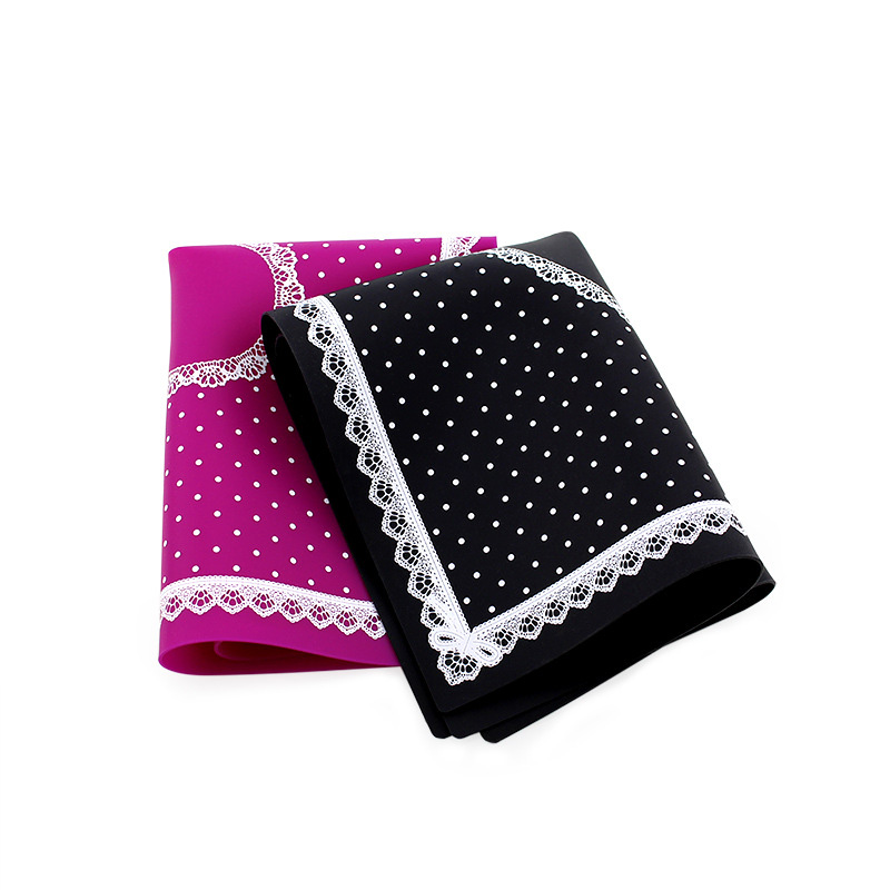Siliconen Nail Mat Opvouwbare Nail Tafel Matten Kant Nail Hand Kussen Pad Leuke Dot Manicure Tafel Wasbare Nail Kleur Pads nail Art