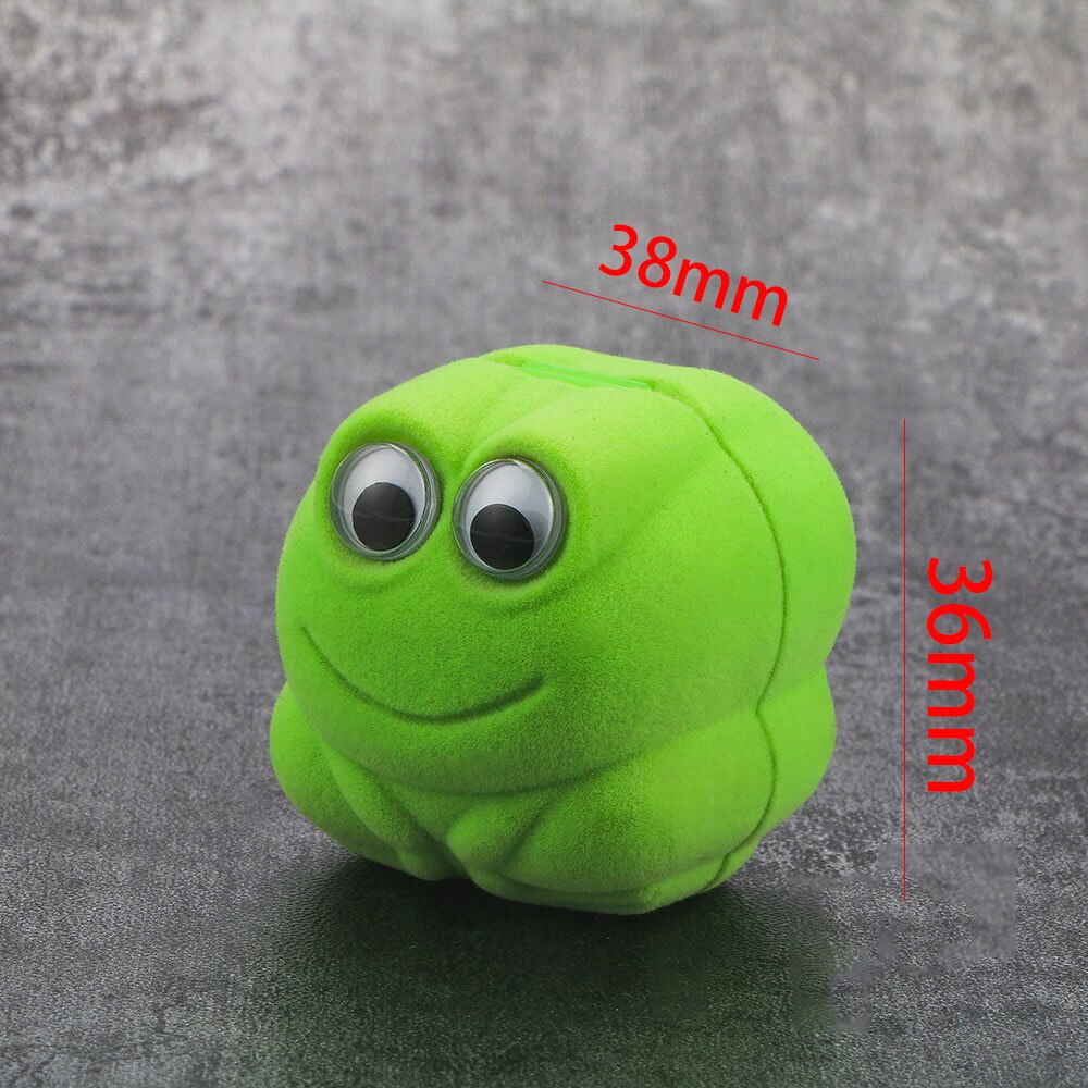 Mini Cartoon Frog Shaped Jewelry Box Container Ring Earring Box Jewelry Container Display