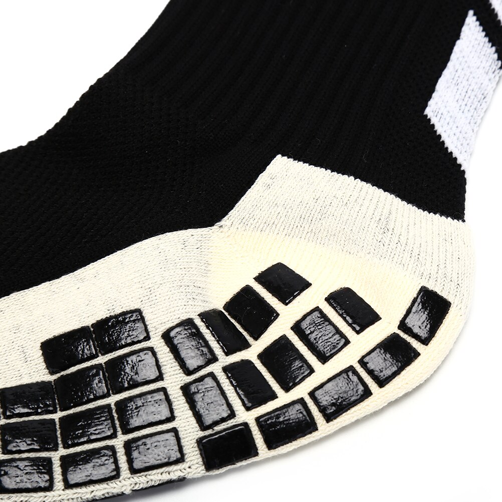 Mannen Boy Katoen Cushioned Crew Sokken Voetbal Basketbal Sport Anti Slip Hoge Sokken