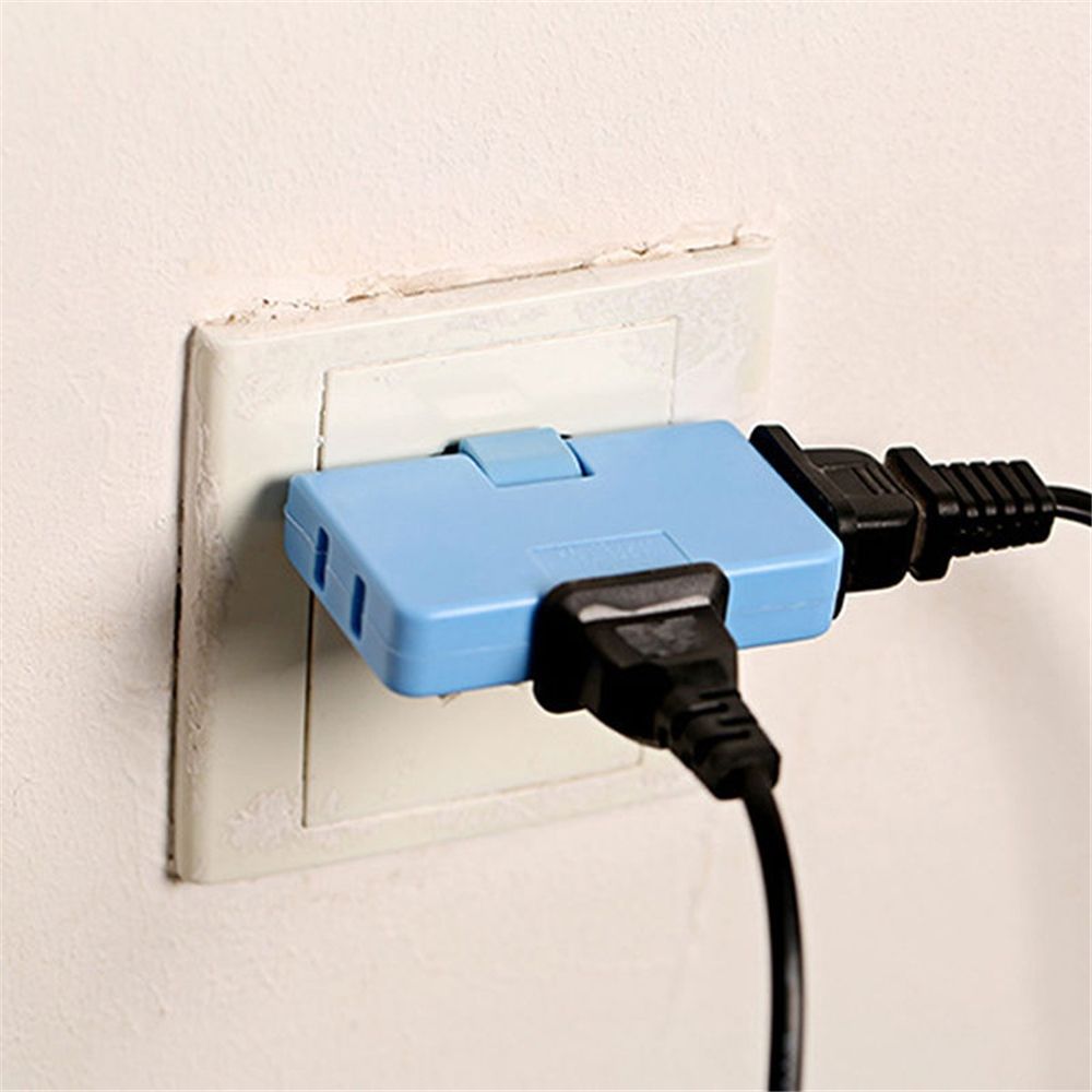 3 uttag jordade elkontakter uttag adapter nätadapter 2 stift svängbar väggkranadapter slitstarka verktyg