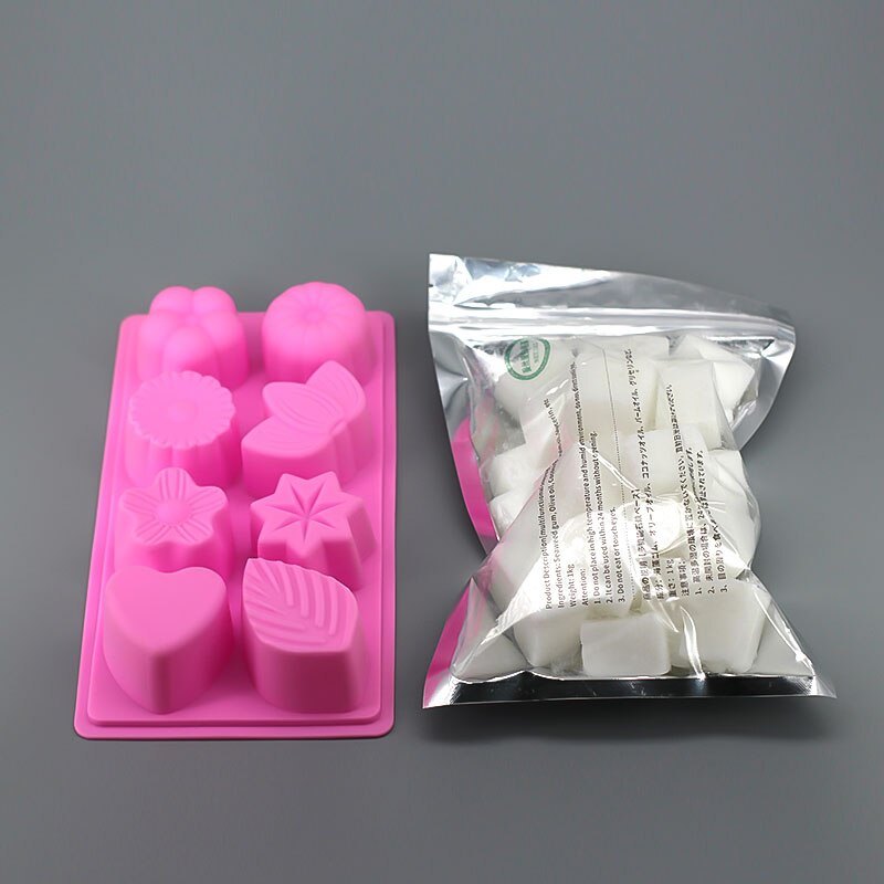 Full Set Of Soap Making DIY Handmade Soap Kits Raw Material Base With Silicone Mold Sets For Soap Making Supplies
