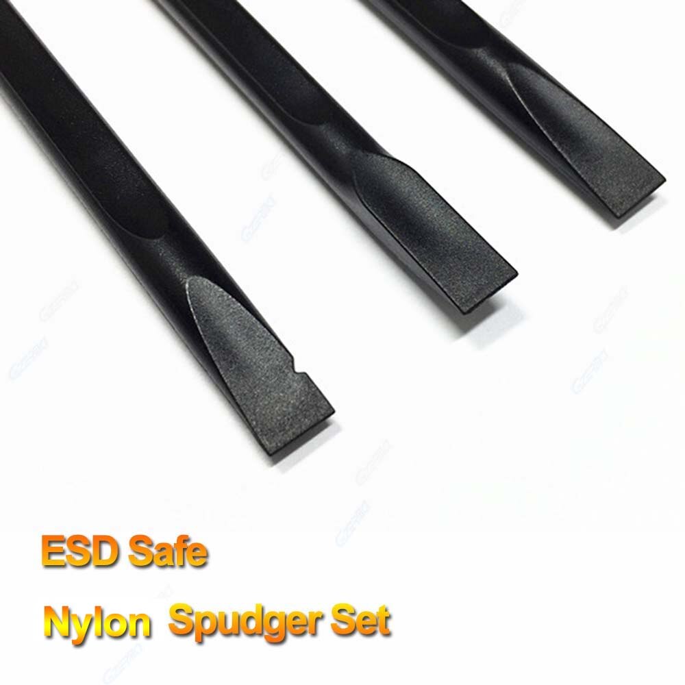 3PCS Anti-static Pry Spudger Kit Carbon Fiber Nylon Spudger Set For iPhone Cell Phone Smart Tablet Disassembly Repair Tools Kit