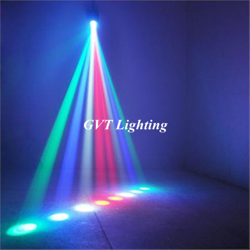 LED Small Airship 64 RGBW Color Changing 10W Moonflower Lighting Magic Pattern Stage Lights Projector for KTV Pub Club Party