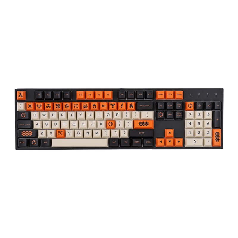 Keycap 84 keys PBT Sublimatie 84 Mechanische Toetsenbord Originele Hoogte Keycaps Persoonlijkheid Supplement Kleine Bee Grote Carbon