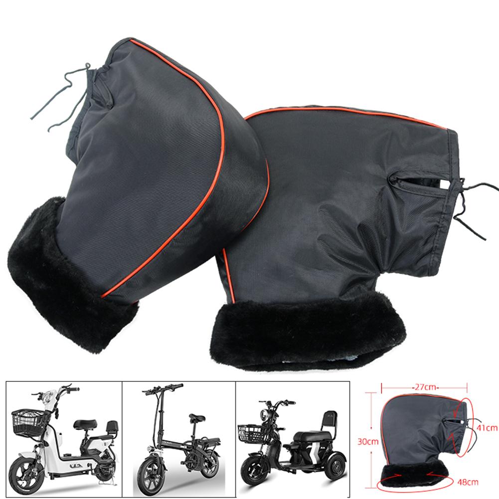 Motorrad Lenker Handschuhe Winddicht Fäustlinge Hand Wärmer Wasserdichte Warme Motorrad Griff Bar Hand Abdeckung Muffen
