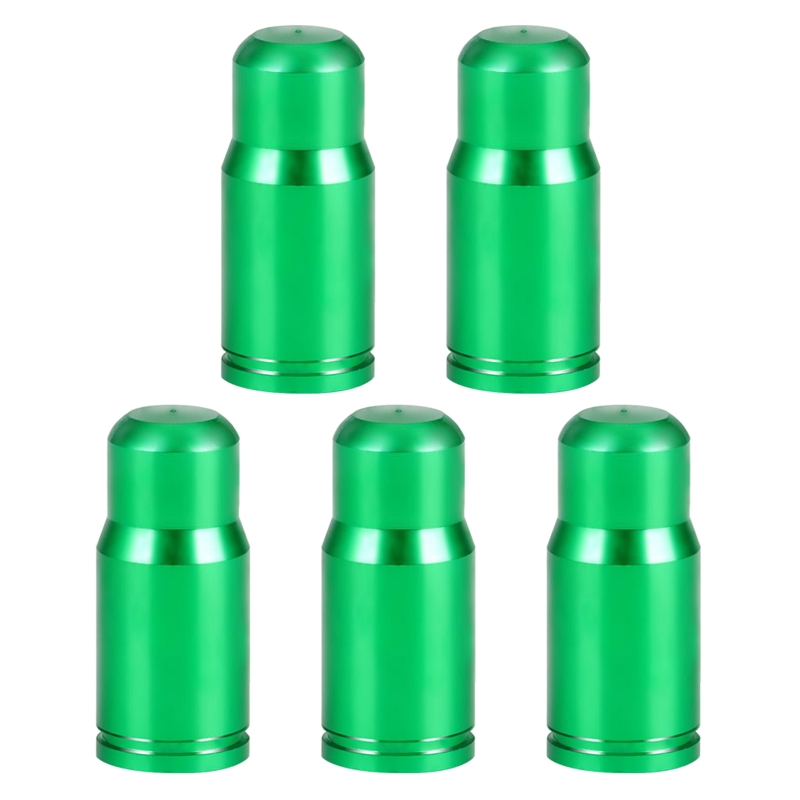 Valve Caps, Bicycle Dust Caps-Schrader Presta Bikes Cover for Mountain / Road Bike, Bicycle Accessories,5 Pieces: Green S